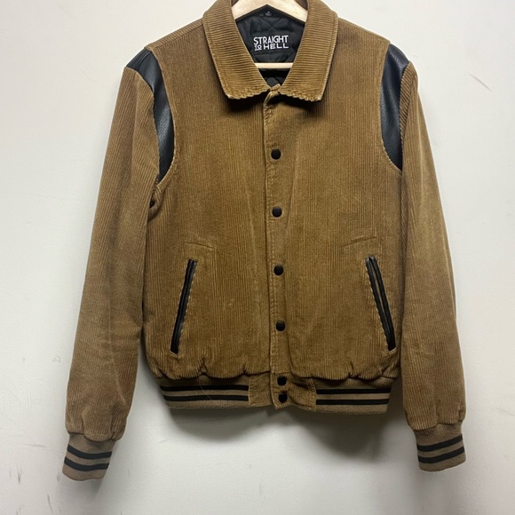 Straight to Hell Other - Straight to Hell Brown Corduroy Jacket